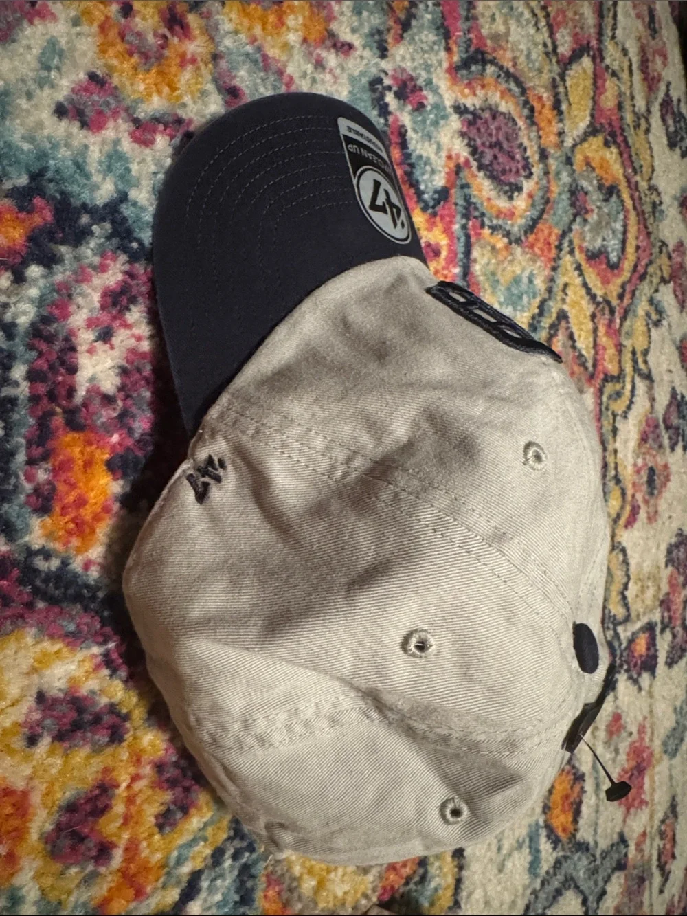 '47 Detroit D Clean Up Cap - Gray & Navy
